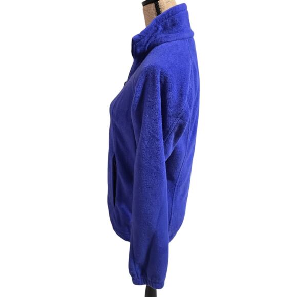 Columbia Cozy Zip UP Women's Purple Fleece Jacket Size Small - Picture 4 of 7
